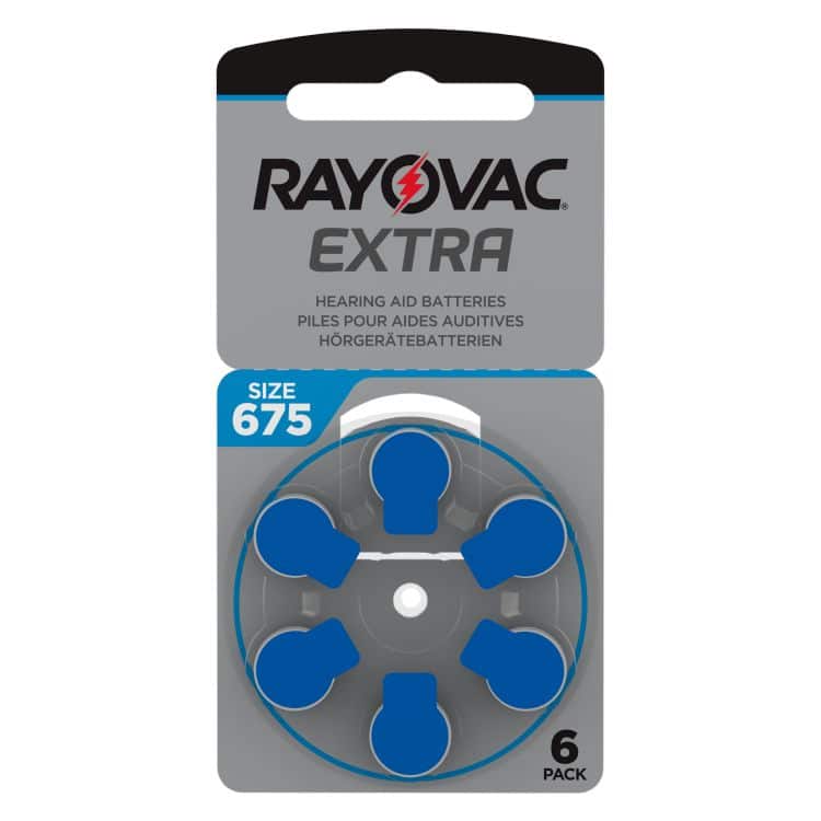 Rayovac Extra Size 675 Hearing Aid Batteries